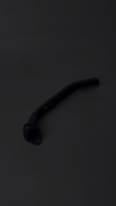 คอท่อ YAMAHA BELLE R BELLE 100 ท่อหน้า สีดำ อะไหล่มอเตอร์ไซค์