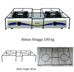 Behel kompor 2 tungku