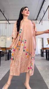 Daster Jumbo Ld 125 Rayon Grade A Adem Busui Kancing