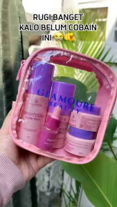 GLAMOURE BEAUTY PAKET LENGKAT BRIGHTENING DAN ACNE MENCERAHKAN KULIT WAJAH