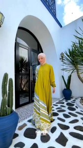 GAMIS TWILL ORI PREMIUM MOTIF BATIK PEKALONGAN ORI