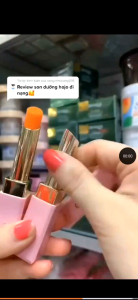 [HCM]Son Dưỡng Có Màu HOJO Cherry Blossom Dưỡng Môi Mềm Mịn Son dưỡng môi có màu HOJO đổi màu theo nhiệt độ