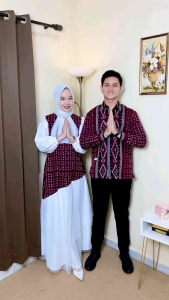 CAMELINA SERIES DRESS TENUN - COUPLE BAJU TENUN