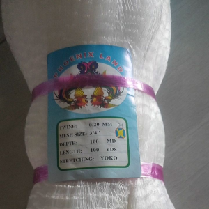Jaring ikan 0.20 3/4 inchi 100md/100yds jaring bahan jala ikan kecil jaring ikan bahan anco