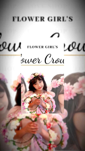 FLOWER CROWN HEADBAND FLOWER GIRLS WEDDING casual HAIRDRESS