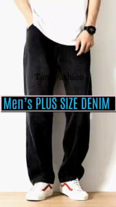 Mens Denim Pants Regular Fit Straight Cut Jeans Viral Premium Quality Plus Size New Collection Fashion Trendy Casual Work Pant Formal Basic Style Wash Denim Comfortable
