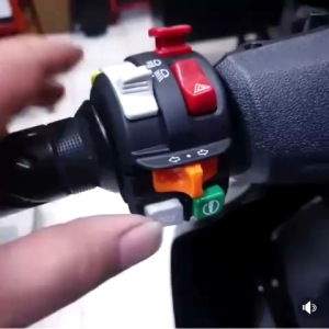 Saklar Motor KIRI Honeywell MUFAC KG204 Fitur Dim Hazard Klakson Sen Model 7 Tombol Universal  Kendaraan Motor