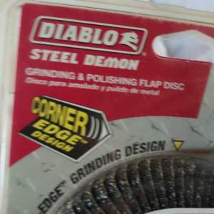 Diablo 4-1/2 in. 40-Grit Steel Demon Corner-Edge Grinding and Polishing Flap Disc with Type 29 Conical Design