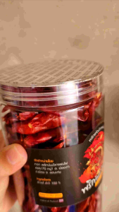 พริกแห้ง เผ็ดมาก สะอาด เผ็ดทุกเม็ด ใร้สารอัลฟ่าท็อกซิล พริกใหม่ ขนาด 130 กรัม(แห้งปุก)