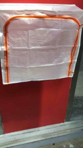 🇸🇪 กล่องใส่เสื้อผ้า ถุงใส่ผ้า กระเป๋าผ้า ใต้เตียง 55x49x19 ซม. ซิปส้ม