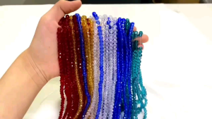 Manik-Manik Crystal Ceko Bening Ceko Bapao 4/6/8 mm - Bahan Keajinan DIY Kerajinan