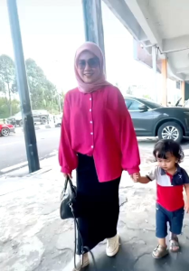 Blouse Ironless style baggy free size M fit XL