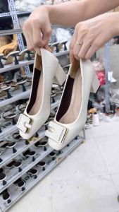 Giày búp bê công sở  gót 5p 7p giày nũi vuông êm chân