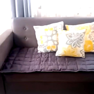 SOFA COVER - PLAIN COLOR LONG MAT (1 SET)