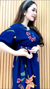 dress elegan dester mewah kwalitas terbaik bahan rayon
