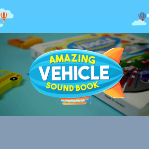 Buku Bersuara Soundbook Anak Bilingual Tema Kendaraan | Amazing Vehicle Sound Book | Dua Bahasa Indonesia Inggris | Buku Edukasi Balita | Ziyadbooks