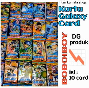 KARTU BOBOIBOY GALAXY CARD ISI 10 CARD