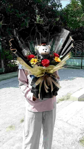 Buket Boneka Profesi & 20 Slot Uang Kosongan