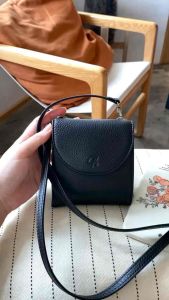 กระเป๋าสตางค์พับสั้น สะพายยาวได้ หนังวัวสัมผัสนุ่ม คลิกที่นี่