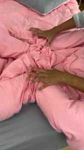 ชุดผ้านวมคอตตอนพรีเมียมสีทูโทน QUILT&CO BEDDINGDREAM ขนาด 6 ฟุต  งานคุณภาพ ผ้าหนานุ่ม ฟู ละมุนมาก