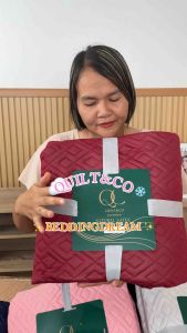 ผ้าปูที่นอนยางพาราแบรนด์ QUILT&CO BEDDINGDREAM งานคุณภาพพรีเมียม เนื้อผ้านุ่ม นิ่มมาก มีครบทุกขนาด