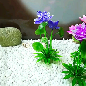 Hiasan Aquarium Kembang Hias Teratai Lotus aquascape