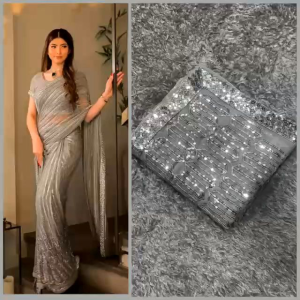 Party Style Premium Wear Sequence Saree Collections (Pre-Order: 2/3 Weeks Delivery) HR120625