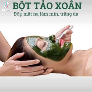 Bột Tảo Xoắn Nguyên Chất Spirulina Vigor [ 100GR ] Dưỡng Trắng Giảm Mụn Chống Lão Hoá