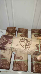 Kertas Kantong Kebab Coklat Isi 100 Pcs All Size