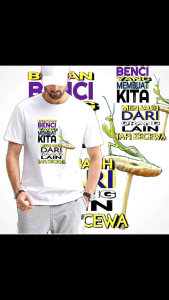 atasan kaos baju distro t-shirt pria wanita dewasa lengan pendek katun premium harga grosir terbaru