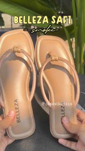 BELLEZA SAFI Sandal Wanita Jepit Blink Kristal BELEZA Sendal Teplek Flat Cewek Pergi Rumahan Belezza Japit Premium