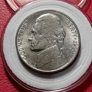 Koleksi Koin kuno Asing Jaman dulu antik 5 Cents Tahun 1990