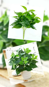 Daun Sirih Hijau AL10 Artificial Tanaman Hias Plastik Dekorasi Rumah Green Leaf