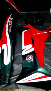 Cover Body Fiz R F1z R: Fullset Halus dan Kasar Warna Hijau Merah