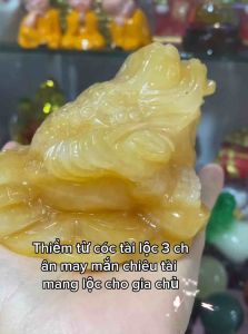 Cóc tài lộc thiềm từ 3 chân đá ngọc hoàng long chiêu tài lộc may mắn cho gia chủ