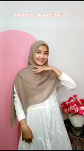 Jilbab Bella LC Syari / Jilbab Bella Syari by Annisam
