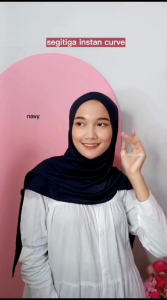 Jilbab Segitiga Instan Oval / Segitiga Instan Oval By Annisam