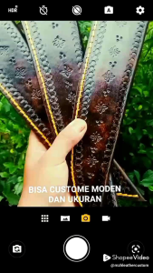 sarung pisau kulit asli bilah 8 inchi (20 cm ) murah