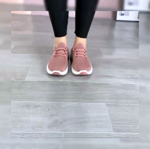 Sepatu Casual Trainers Wanita Import SW120 - Nyaman dan Lentur - Shoes penambah tinggi badan sandal cewek lebaran Sneakers Olahraga jumbo sovella lylia keren wishlist Kasual campus Hitam