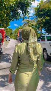 [ Viral ] Vina Dress Kondangan Spesial Burgundy Rok Duyung Satin Premium Modern Gaun Pesta Bridesmaid Payet Mutiara Baju Lebaran Wisuda Terbaru Mewah Ready Jumbo