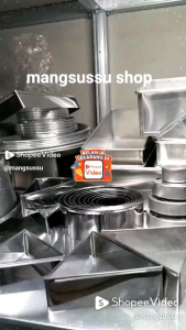 ring roti segitiga stainless custom