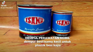 Dempul Isamu 1/4 kg 250gram instan tinggal pakai