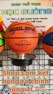 Bóng rổ Gerustar số 567Bóng chính hãng Tặng kèm kim bơm + Túi lưới đựng bóng ( Shop cam kết bóng chính hãng 100% )