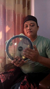 RIQ TAMBORIN ORIGINAL UKURAN 8¾ INCI BAHAN DARI ALUMUNIUM COR PADAT