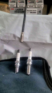 DILZKR7B11G🎉Twin Tip🎉Honda HrvCivicAccordCR-V Hyundai SonataTucson Kia Optima NGK 95350 Laser Iridium Spark Plug