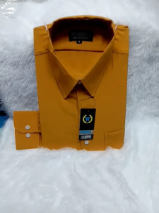 Wendya.T Kemeja Formal Reguler Warna KUNING MUSTRAD/KUNYIT✓Kemeja Pria Polos Lengan Panjang KEMEJA WendyaT merupakan kemeja polos