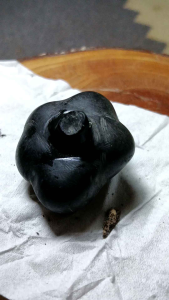 Batu labu warna hitam koleksi