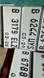 Plat Nomor Motor ( CUSTOM ) Murah Sudah Pake Logo