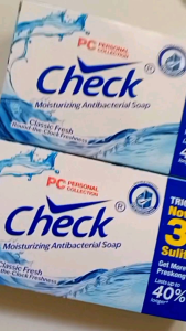 PERSONAL COLLECTION CHECK BAR SOAP 3pc&6pc