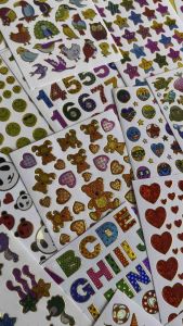 Emoji Stars Animals Alphabet Number Heart Sticker Shinny Cute Good Quality [SG Seller] Wedding Sticker Red sticker Colorful mygiftskingdom